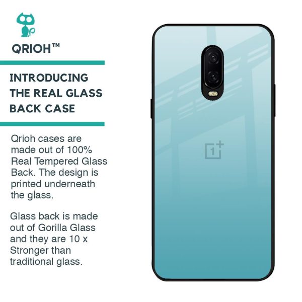 Arctic Blue Glass Case For OnePlus 6T Fashion