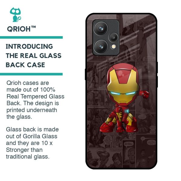 Angry Baby Super Hero Glass Case for Realme 9 Pro Plus For Sale