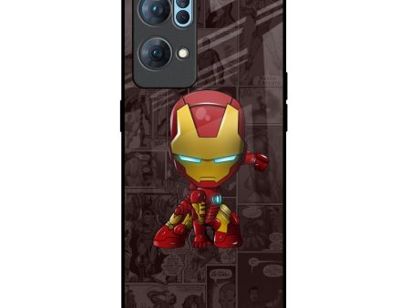 Angry Baby Super Hero Glass Case for Oppo Reno7 Pro 5G on Sale