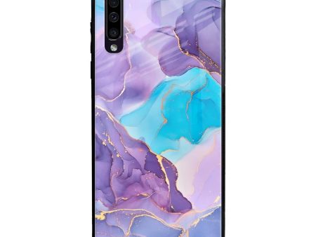 Alcohol ink Marble Glass Case for Samsung Galaxy A50 Online Hot Sale