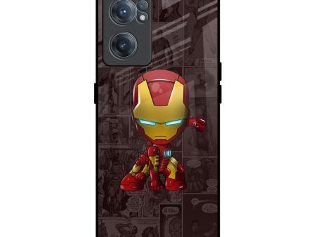 Angry Baby Super Hero Glass Case for OnePlus Nord CE 2 5G Online Sale