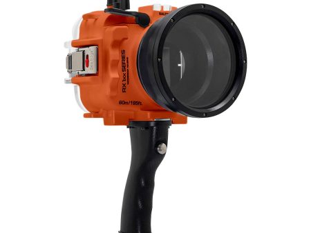 60M 195FT Waterproof housing for Sony RX1xx series Salted Line with Pistol grip (Orange) Fashion