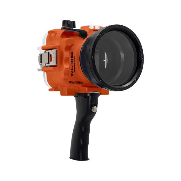 60M 195FT Waterproof housing for Sony RX1xx series Salted Line with Pistol grip (Orange) Fashion