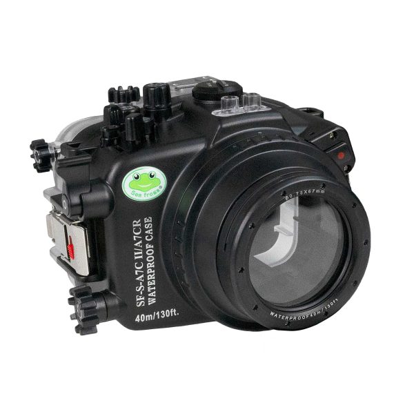 Sea Frogs Sony  A7CII   A7CR 40M 130FT Waterproof housing (with Standard port ) FE28-60mm Zoom gear included. For Discount