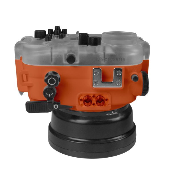 60M 195FT Waterproof housing for Sony RX1xx series Salted Line with 6  Dry Dome Port (Orange) Fashion