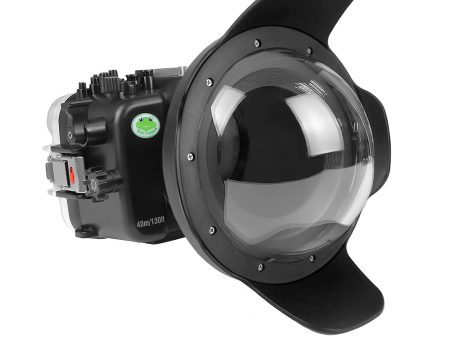 Sony FX3 40M 130FT Underwater camera housing  with 8  Dome port V.9 for FE12-24mm F4 (Zoom rings for FE12-24 F4 and FE16-35 F4 ZA OSS ncluded). For Sale