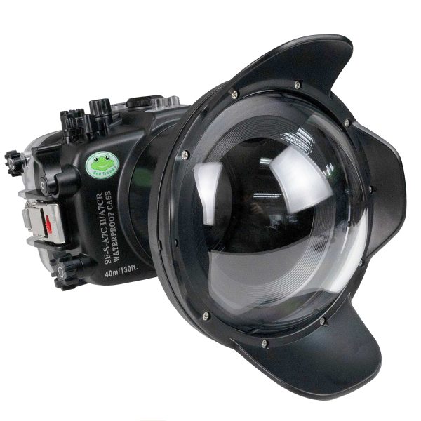 Sea Frogs Sony  A7CII   A7CR 40M 130FT Waterproof housing with 6  Dome port V.10 (FE16-35mm F2.8 GM II Zoom gear included) Sale