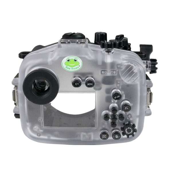 Sea Frogs Sony  A7CII   A7CR 40M 130FT Waterproof housing with 6  Dome port V.10 (FE16-35 F4 ZA OSS Zoom gear included). Online Sale