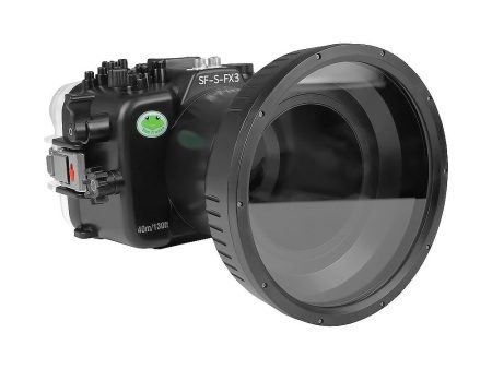 Sony FX3 40M 130FT Underwater camera housing with 6  Glass Flat long port for Sigma 24-70 F2.8 DG DN Online Sale