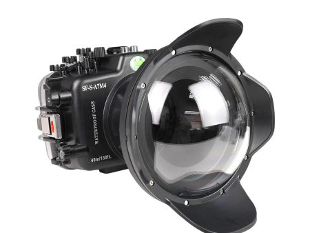 Sony A7 IV NG 40M 130FT Underwater camera housing with 6  Dome port V.1. For Discount