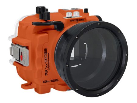 60M 195FT Waterproof housing for Sony RX1xx series Salted Line (Orange) Supply