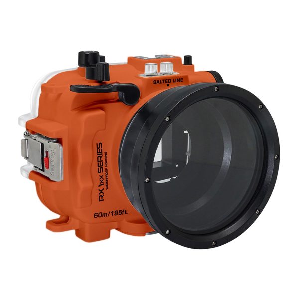 60M 195FT Waterproof housing for Sony RX1xx series Salted Line (Orange) Supply