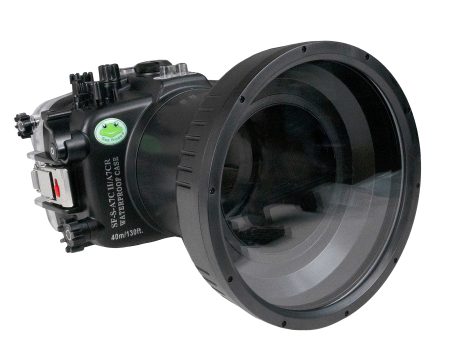 Sea Frogs Sony  A7CII   A7CR 40M 130FT Underwater camera housing with 6  optical Glass Flat Long Port for Sony FE24-70 F2.8 GM (zoom gear included). Online Sale