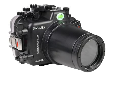 Sony A7R V 40M 130FT Underwater camera housing Including Long Port with 67mm thread (FE90mm Focus gear). Cheap