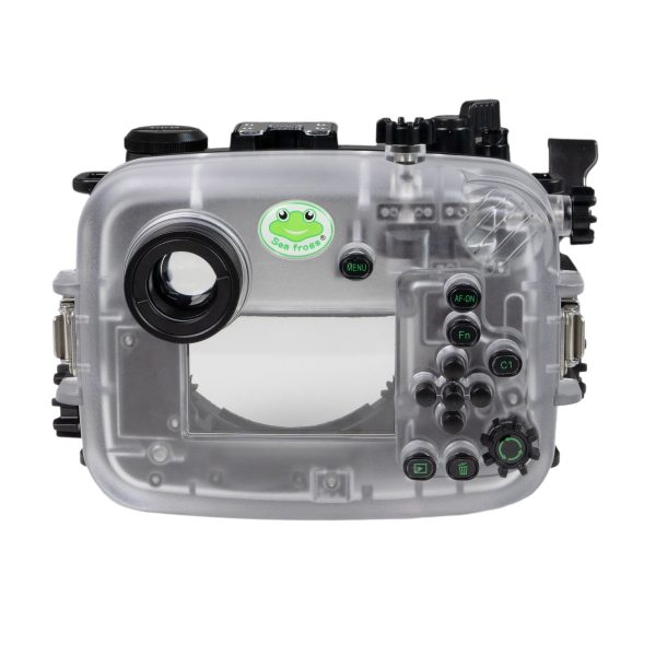 Sea Frogs Sony A6700 40M 130FT Waterproof housing with 67mm thread port for E PZ 16-50mm lens (Zoom gear included). For Cheap