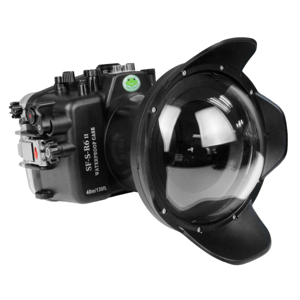 Sea Frogs 40m 130ft Underwater camera housing for Canon EOS R6 Mark II with 6  Dome Port V.13 (RF 15-35 f 2.8L) For Cheap