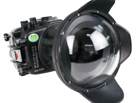 Sea Frogs Sony  A7CII   A7CR FE16-35mm F2.8 GM (zoom gear included) UW camera housing kit with 6  Dome port V.2 Online Hot Sale