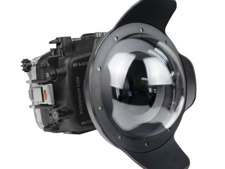 Sea Frogs Canon EOS R50 40m 130ft Underwater Camera Housing with 8  Dome Port (Canon RF-S 18-45mm f 4.5-6.3 IS STM zoom gear) For Discount